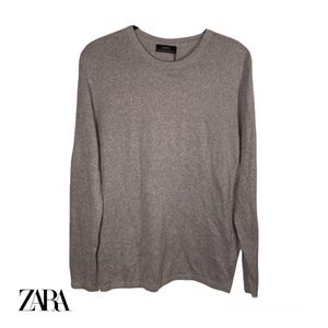NWT Zara Long Sleeve Gray Sweater